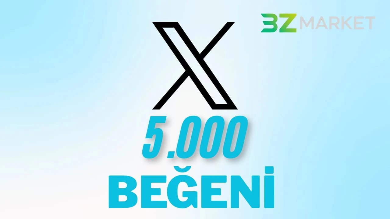 X (Twitter) 5.000 Beğeni