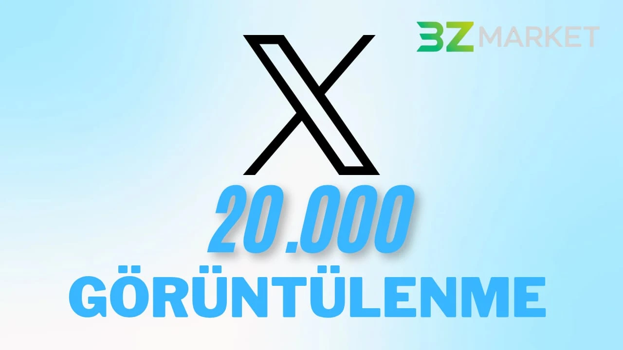 X (Twitter) 20.000 Görüntülenme